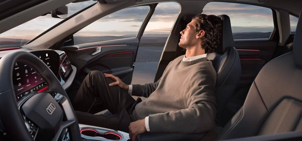 audi a6 limousine e-hybrid interieur bestuurder en passagier